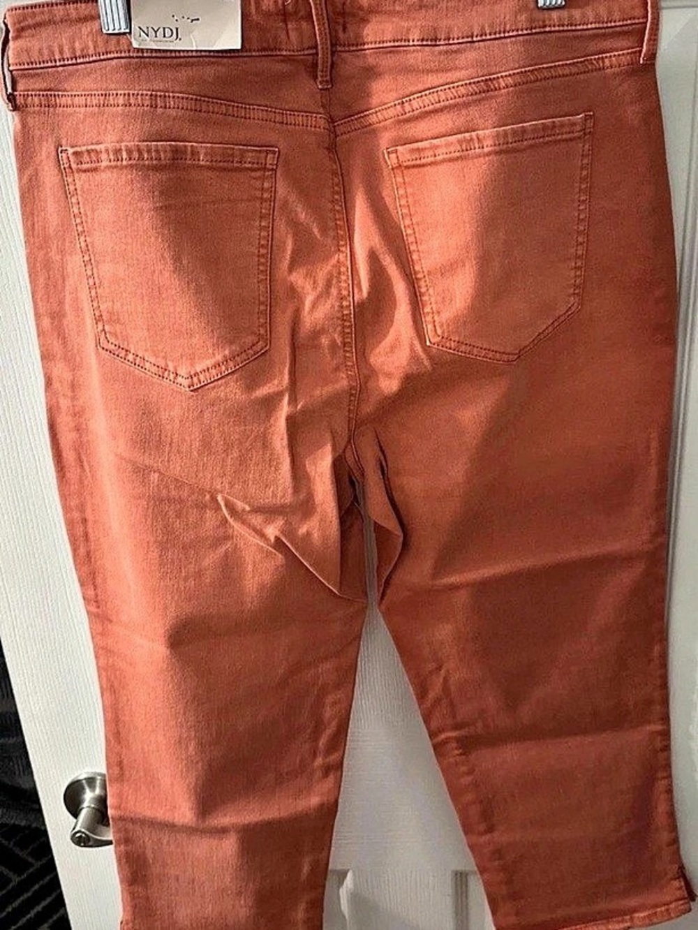 NYDJ Lift Tuck Technology Skinny Jeans Orange Size 14W NWT